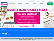 Tablet Screenshot of frosinone.mercatinousato.com